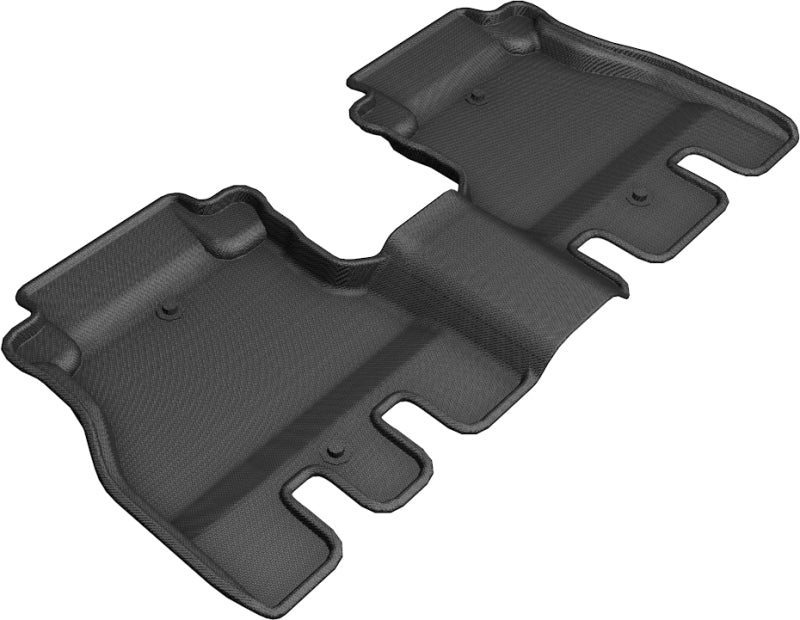 3D MAXpider 2018-2020 Jeep Wrangler JL Unlimited Kagu 2nd Row Floormats - Black - ACEL1JP01921509
