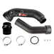 16-20 BMW L6-3.0L/ Turbo/ Twin Turbo/L4-2.0L/ L6-2.5L Wrinkle Black Turbo SES Intercooler Pipes - INJSES1128ICPWB