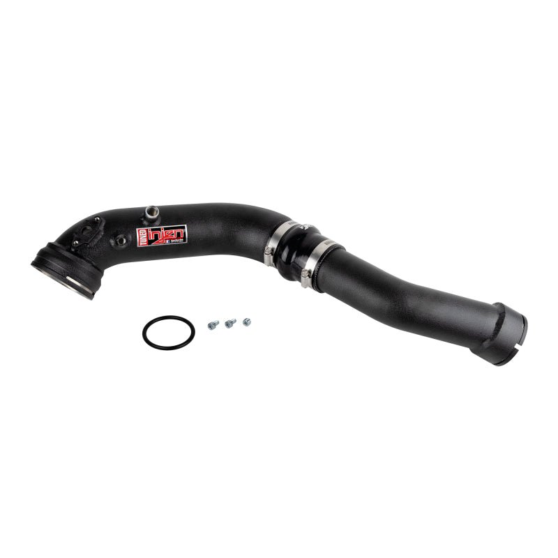 16-20 BMW L6-3.0L/ Turbo/ Twin Turbo/L4-2.0L/ L6-2.5L Wrinkle Black Turbo SES Intercooler Pipes - INJSES1128ICPWB