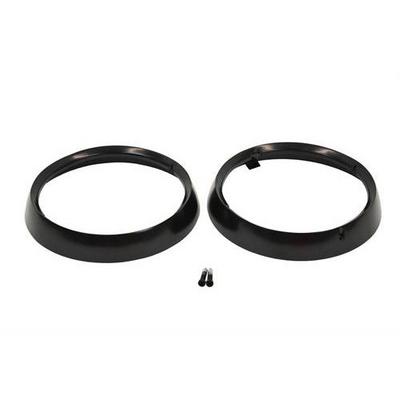 1972-86 Headlight Bezels in Black - KEN50537