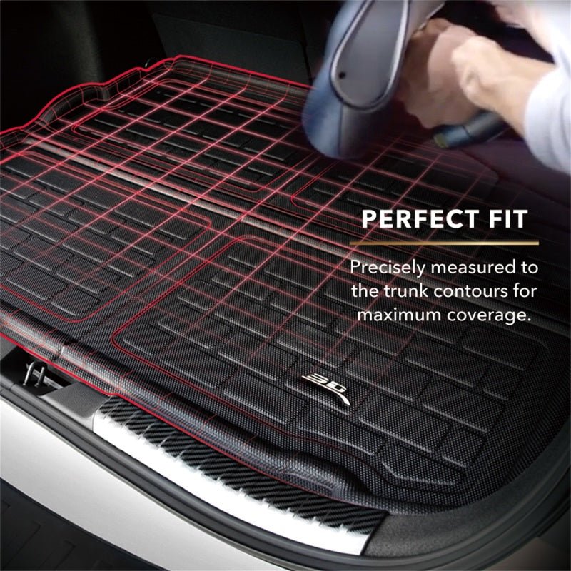 3D MAXpider 12-16 GMC Acadia 2017 Limited Behind 2nd Row Kagu Cargo Liner - Black - ACEM1GM0121309