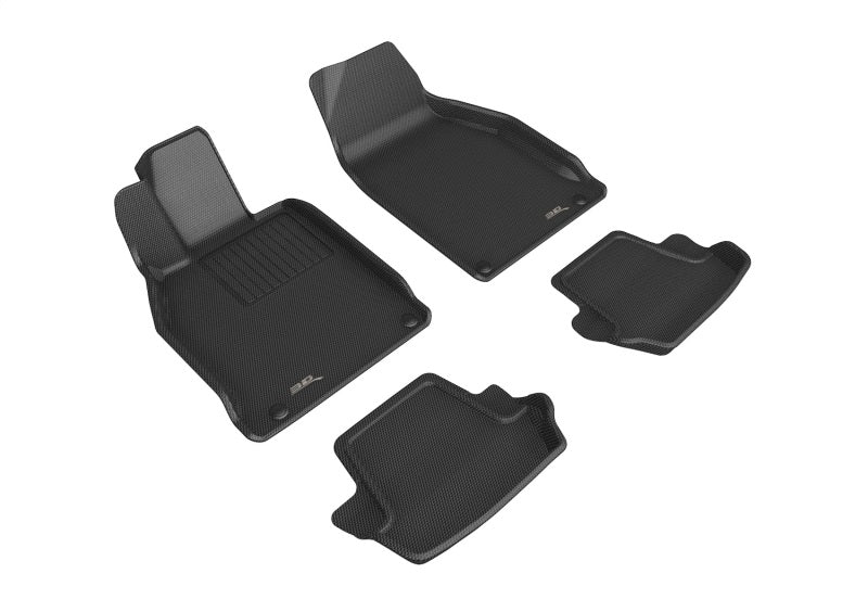 3D Maxpider 12-19 Porsche 911 Carrera/Convertible/S/4/4S (991/991.2) Kagu 1st 2nd Row - Set (Black) - ACEL1PO02101509