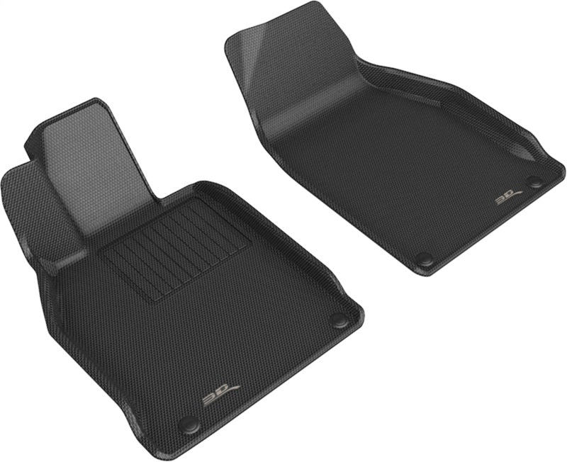 3D MAXpider 12-19 Porsche 911 Conv/S/4/4S/GTS/Targa/Turbo/T/GTZ Kagu 1st Row Floormat - Black - ACEL1PO02111509