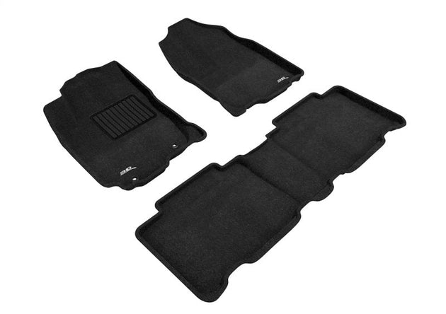 3D Maxpider 13-18 Toyota Rav4 Elegant 1st 2nd Row - Floor Mat Set (Black) - ACEL1TY12704709