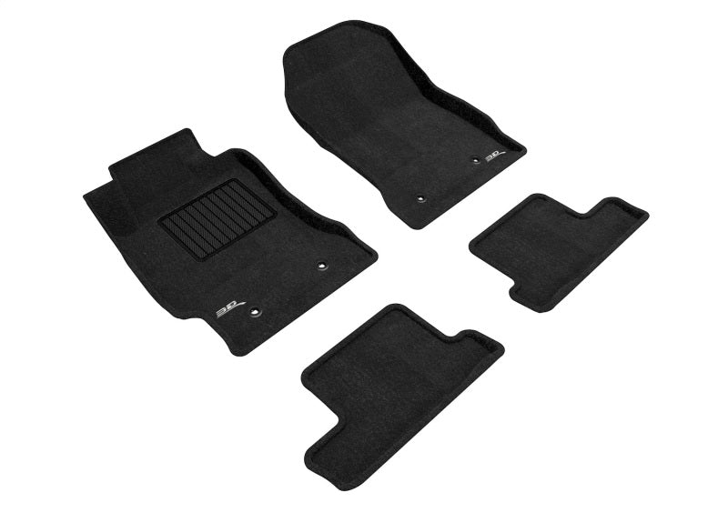 3D Maxpider 13-20 Subaru Brz Elegant 1st 2nd Row - Floor Mat Set (Black) - ACEL1SB00704709