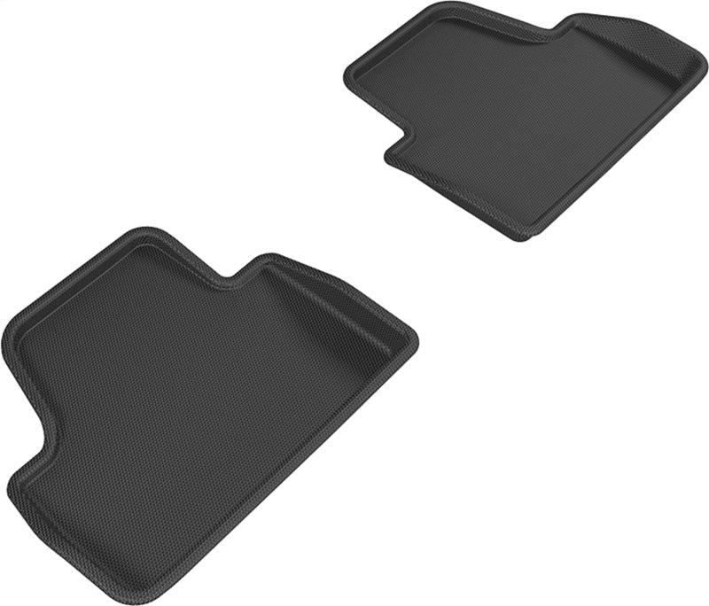 3D MAXpider 14-20 BMW 4 Series Convertible Kagu 2nd Row Floormats - Black - ACEL1BM06821509