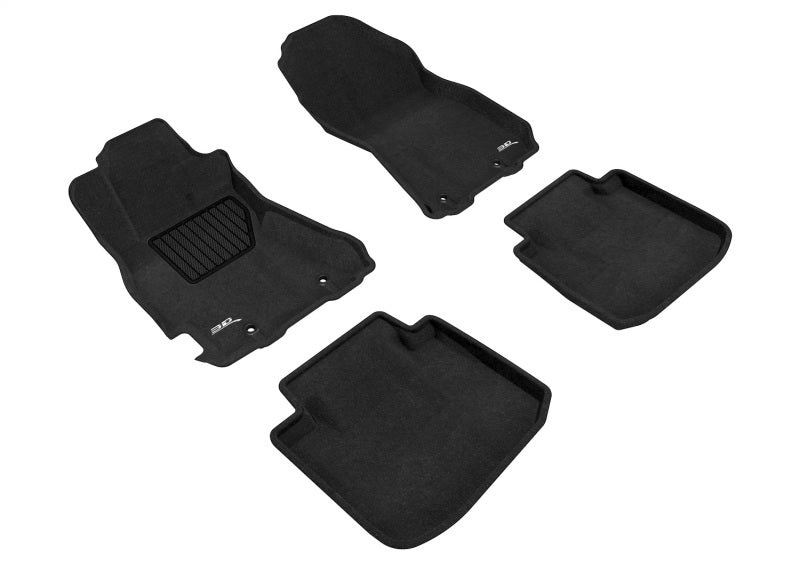 3D Maxpider 15-19 Subaru Legacy/ Outback Elegant 1st 2nd Row - Floor Mat Set (Black) - ACEL1SB01304709