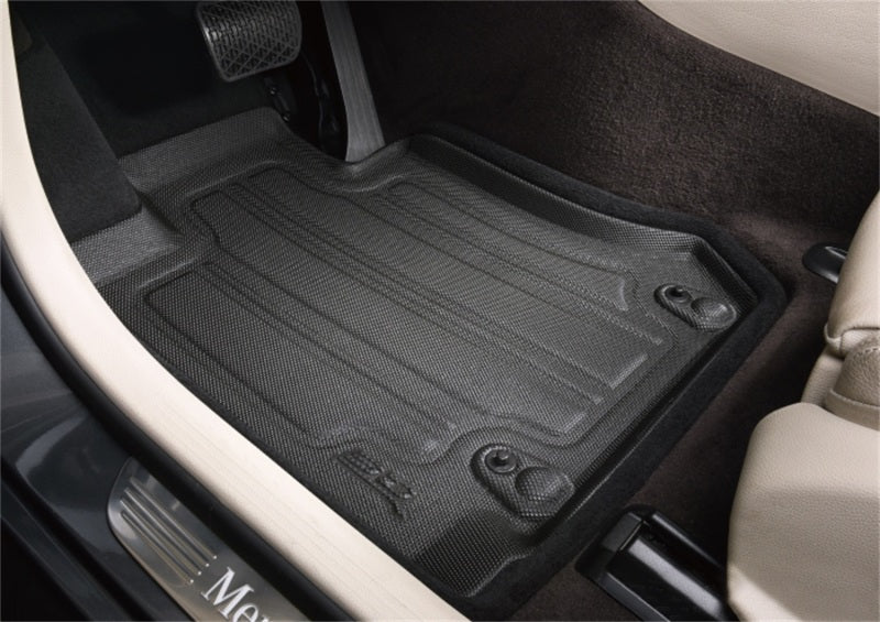 3D MAXpider 15-22 Ford F150 Supercrew Hybrid Insert Kagu 1st Row Floormat for L1FR08304609 - Black - ACESLFR083