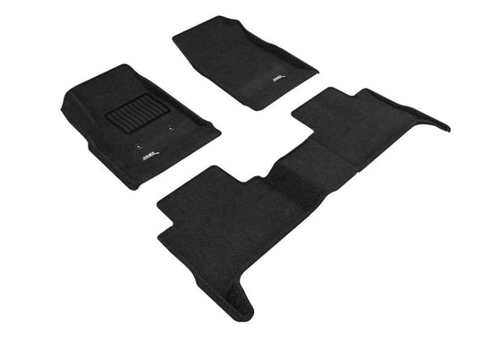 3D Maxpider 15-22 Gmc Canyon Crew Cab Elegant 1st 2nd Row - Floor Mat Set (Black) - ACEL1GM01804709