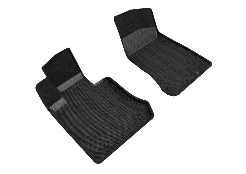 3D MAXpider 16-21 Mercedes-Benz GLC-Class (X205) Elegant Hybrid 1st Row Floormat - Black - ACESLMB07914709