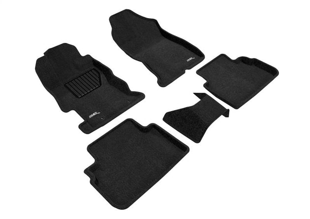 3D Maxpider 17-22 Subaru Impreza Elegant 1st 2nd Row - Floor Mat Set (Black) - ACEL1SB02204709