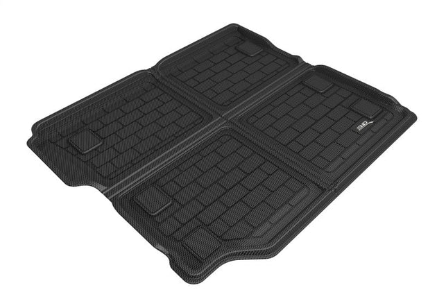 3D MAXpider 18-21 Jeep Wrangler Unlimited JL w/ Sub/Flat Load Floor Kagu Cargo Liner - Black - ACEM1JP0231309