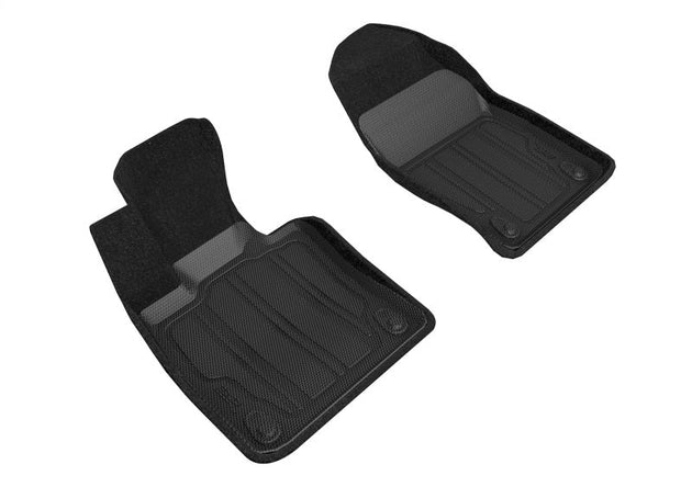 3D MAXpider 19-21 Volvo S60/V60 20-21 V60 Cross Country Elegant Hybrid 1st Row Floormat - Black - ACESLVV03514709