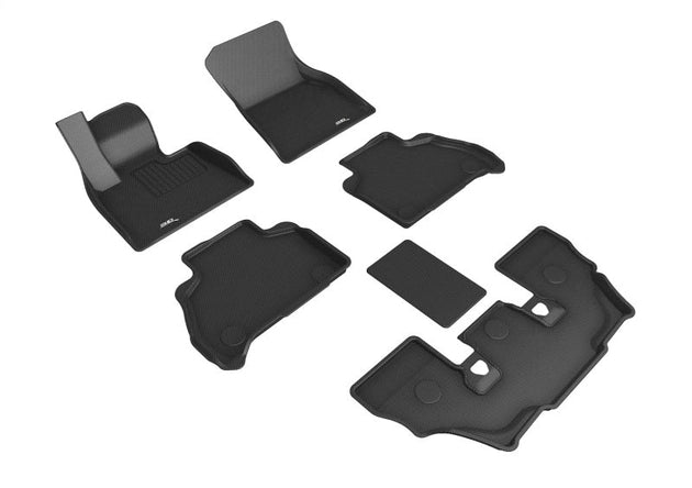 3D MAXpider 19-22 BMW X7 (G07) Kagu 1st/2nd/3rd Row Floormats - ACEL1BM10501509