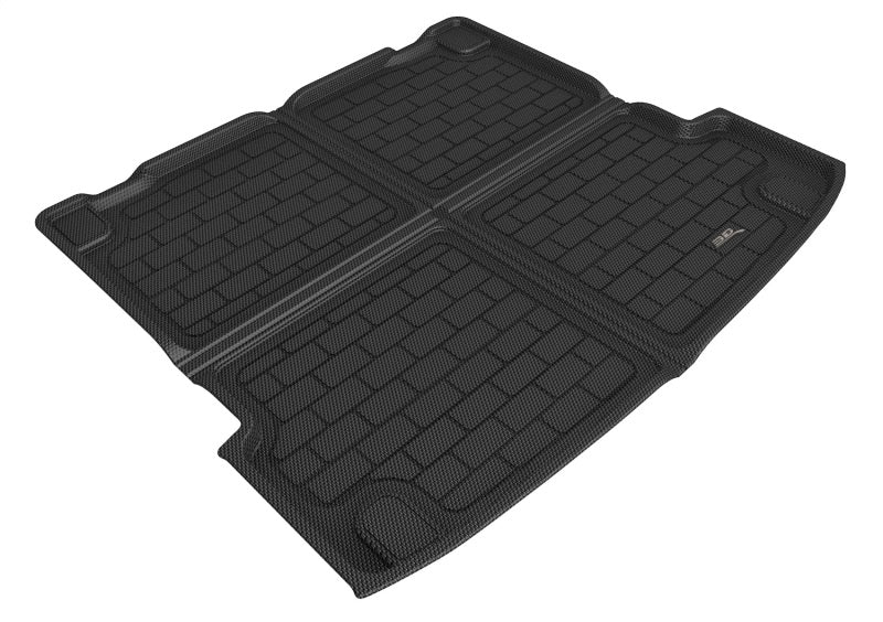 3D MAXpider 20-21 BMW X6 (G06) with Spare Tire Kagu Cross Fold Cargo Liner - Black - ACEM1BM1131309