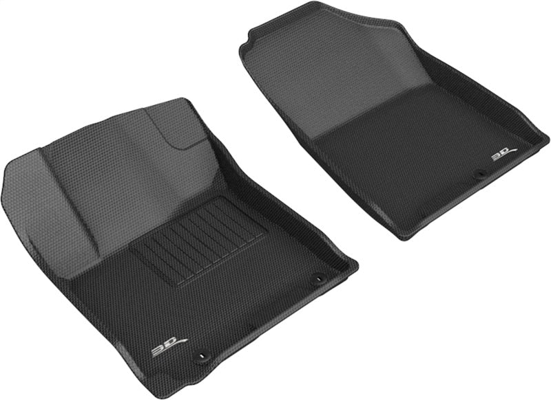 3D MAXpider 20-21 Hyundai Venue Kagu 1st Row Floormats - Black - ACEL1HY10211509