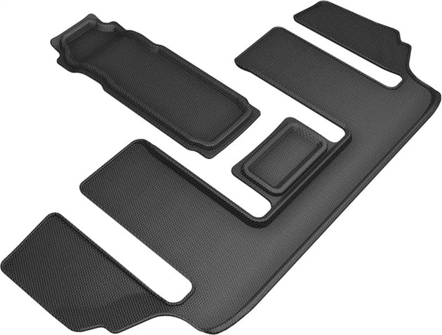 3D MAXpider 20-21 Mazda CX-9 6-Seat without 2nd Row Console Kagu 3rd Row Floormats - Black - ACEL1MZ07631509