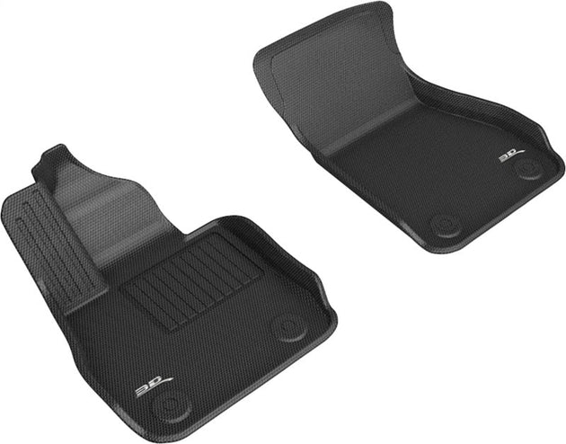 3D Maxpider 20-22 BMW 2 Series Gran Coupe Kagu 1st Row Floormat - Black - ACEL1BM11111509