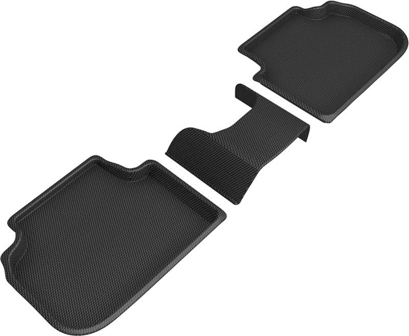 3D Maxpider 20-22 BMW 2 Series Gran Coupe Kagu Second Row Floormat - Black - ACEL1BM11121509