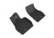 3D Maxpider 20-22 Chevrolet Corvette C8 20-22 Kagu Floor Mats - Black R1 - ACEL1CH09611509