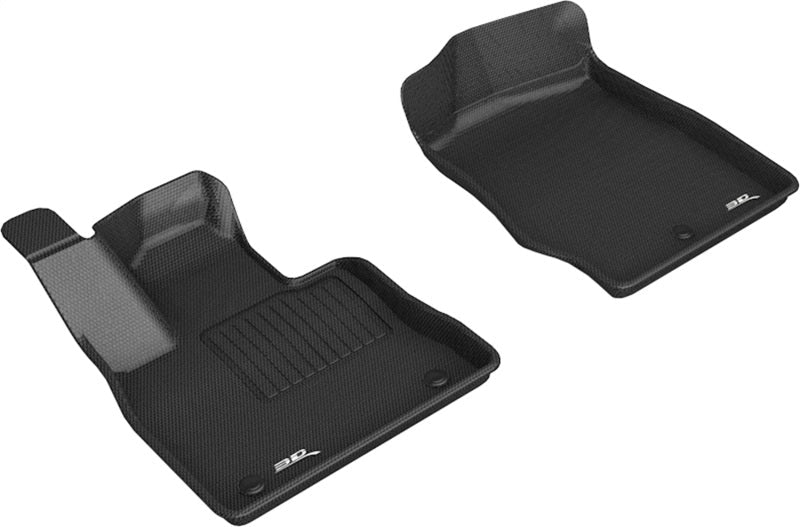 3D MAXpider 20-22 Ford Explorer Kagu 1st Row Floormat - Black - ACEL1FR13011509