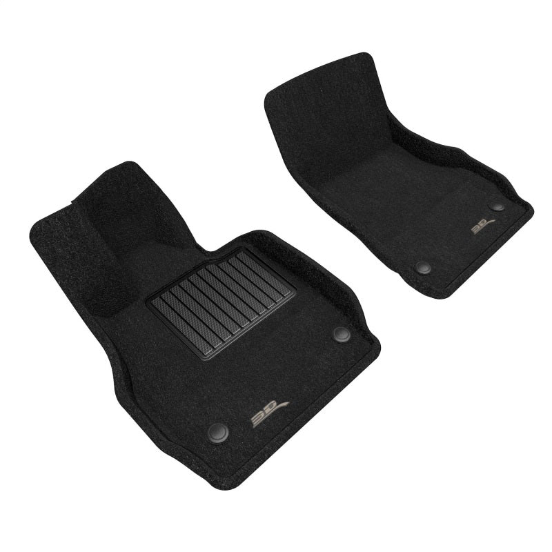 3D MAXpider 20-23 Chevrolet Corvette C8 Elegant R1 Floormat Set - Black - ACEL1CH09604709