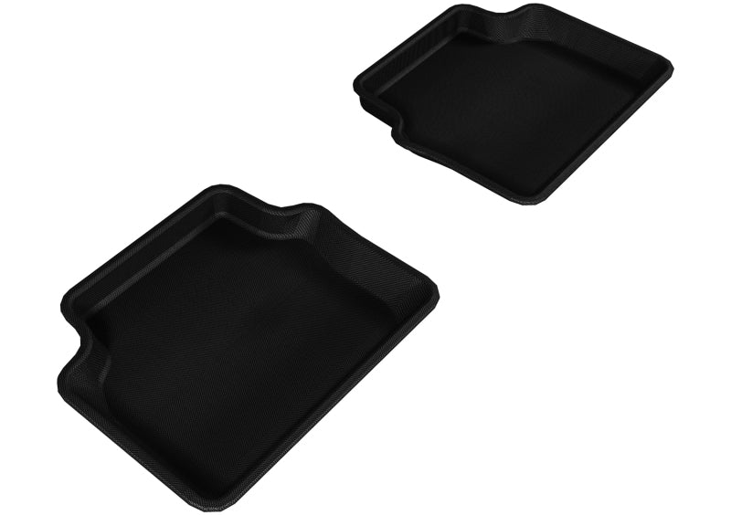 3D MAXpider 2003-2011 Saab 9-3 Kagu 2nd Row Floormats - Black - ACEL1SA00021509