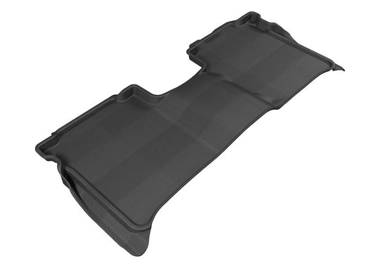 3D MAXpider 2004-2015 Nissan Titan Crew Cab Kagu 2nd Row Floormats - Black - ACEL1NS06721509