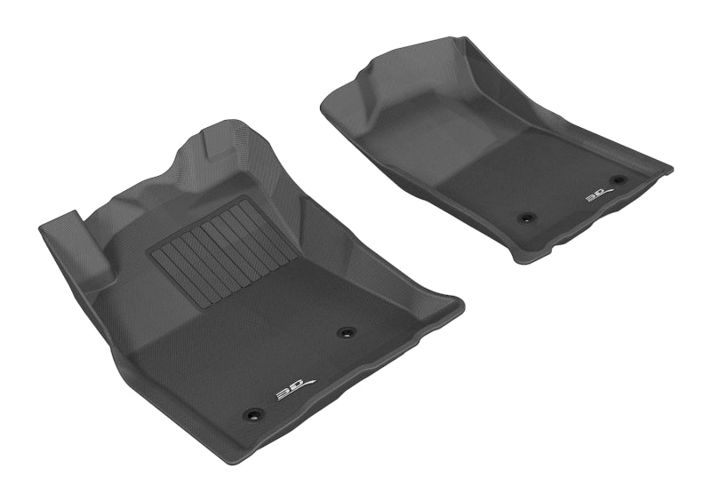 3D MAXpider 2005-2011 Toyota Tacoma Reg/ACS/DBL Cab Kagu 1st Row Floormat - Black - ACEL1TY05711509