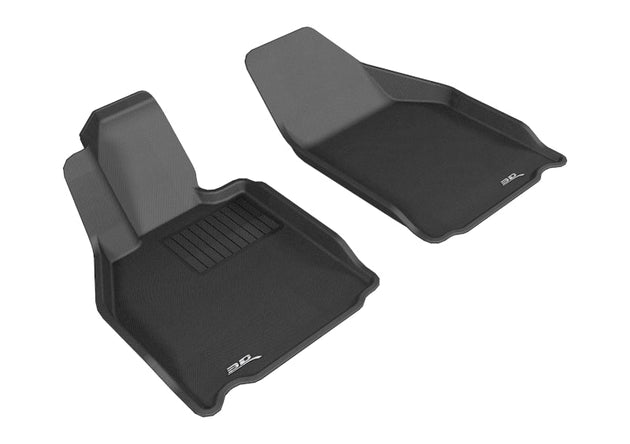 3D MAXpider 2005-2012 Porsche 911 997 Kagu 1st Row Floormat - Black - ACEL1PO01111509