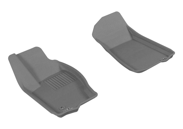 3D MAXpider 2006-2010 Jeep Commander Kagu 1st Row Floormat - Gray - ACEL1JP00711501