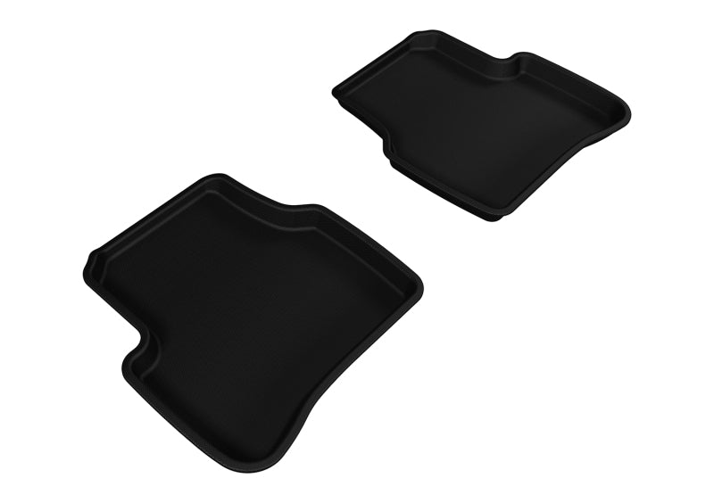 3D MAXpider 2006-2010 Volkswagen Passat Kagu 2nd Row Floormats - Black - ACEL1VW01521509