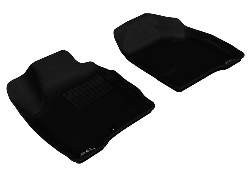 3D MAXpider 2006-2013 Chevrolet Impala/Impala Limited Kagu 1st Row Floormat - Black - ACEL1CH04311509