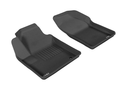 3D MAXpider 2007-2010 Chrysler Sebring Sedan Kagu 1st Row Floormat - Black - ACEL1CY00111509