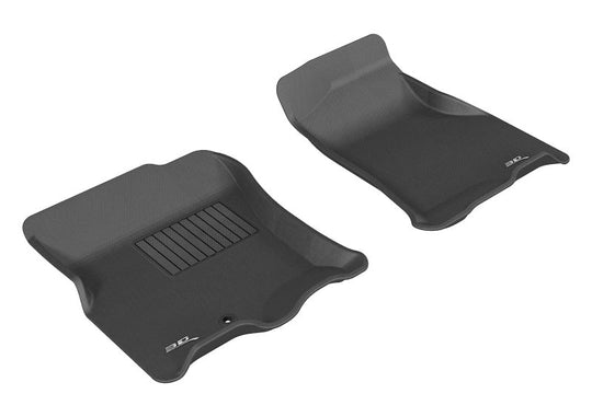 3D MAXpider 2007-2010 Ford/Lincoln Expedition/Navigator Kagu 1st Row Floormat - Black - ACEL1FR07611509