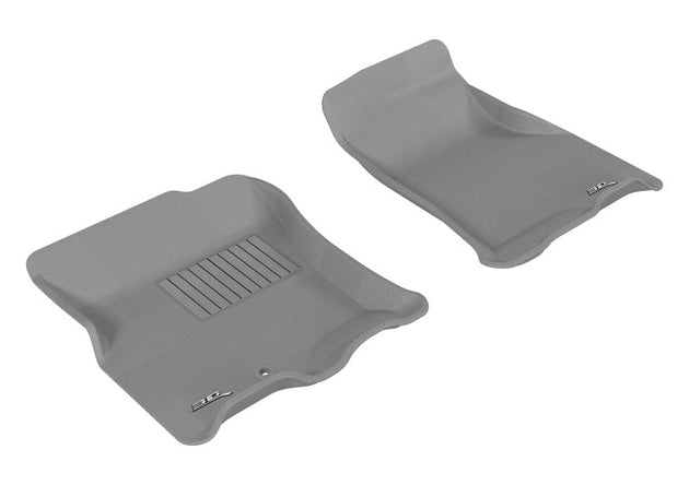 3D MAXpider 2007-2010 Ford/Lincoln Expedition/Navigator Kagu 1st Row Floormat - Gray - ACEL1FR07611501