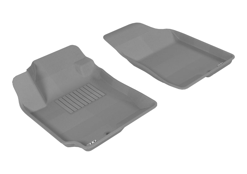 3D MAXpider 2007-2010 Hyundai Elantra Kagu 1st Row Floormat - Gray - ACEL1HY02911501