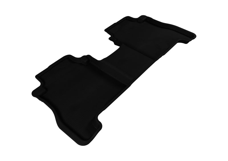 3D MAXpider 2007-2012 Hyundai Santa Fe Kagu 2nd Row Floormats - Black - ACEL1HY04021509