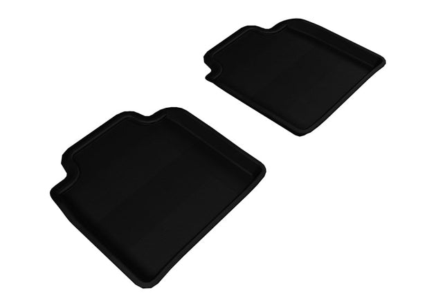 3D MAXpider 2007-2012 Lexus LS460L/LS600HL Kagu 2nd Row Floormats - Black - ACEL1LX04021509