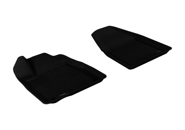 3D MAXpider 2007-2013 Acura MDX Kagu 1st Row Floormat - Black - ACEL1AC00011509