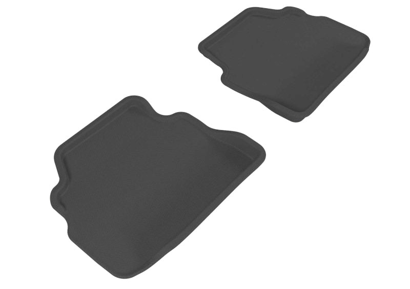 3D MAXpider 2007-2013 BMW 3 Series E92 Kagu 2nd Row Floormats - Black - ACEL1BM02521509