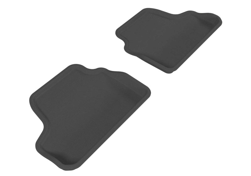 3D MAXpider 2007-2013 BMW 3 Series E93 Kagu 2nd Row Floormats - Black - ACEL1BM02421509