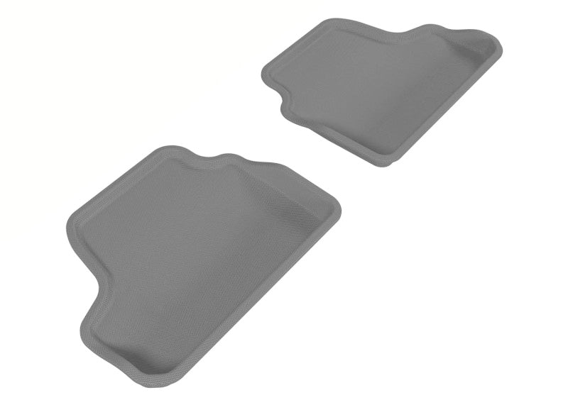 3D MAXpider 2007-2013 BMW 3 Series E93 Kagu 2nd Row Floormats - Gray - ACEL1BM02421501