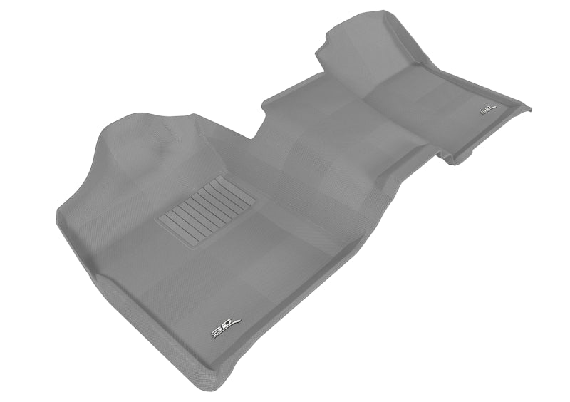 3D MAXpider 2007-2013 Chevrolet/GMC Silverado/Sierra Regular Cab Kagu 1st Row Floormat - Gray - ACEL1CH05511501