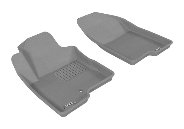 3D MAXpider 2007-2013 Jeep Compass Kagu 1st Row Floormat - Gray - ACEL1JP00811501