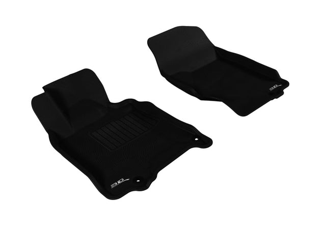 3D MAXpider 2007-2015 Infiniti Q40/Q60/G35/37 Kagu 1st Row Floormat - Black - ACEL1IN00611509