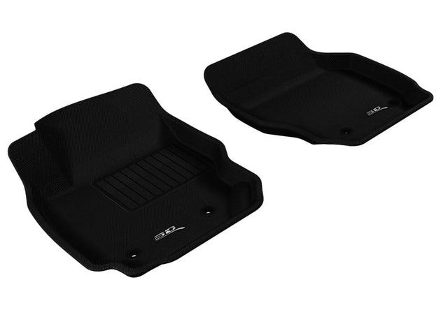 3D MAXpider 2007-2016 Volvo S80 Kagu 1st Row Floormat - Black - ACEL1VV00211509