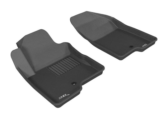 3D MAXpider 2007-2017 Jeep Compass/Patriot Kagu 1st Row Floormat - Black - ACEL1JP00911509