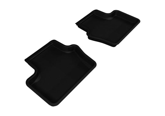 3D MAXpider 2007-2017 Jeep Compass/Patriot Kagu 2nd Row Floormats - Black - ACEL1JP00821509