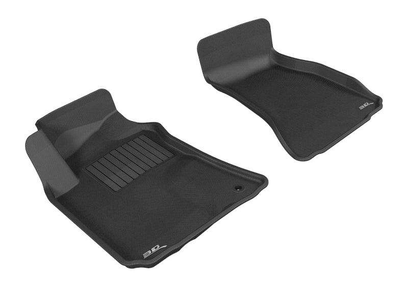 3D MAXpider 2008-2010 Dodge Challenger Kagu 1st Row Floormat - Black - ACEL1DG01511509